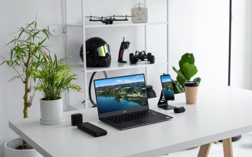 Minimal White Laptop Desk Setup: A Guide to Achieving a Sleek and Efficient Workspace